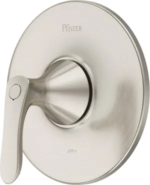 Pfister Weller Tub & Shower Valve Only Trim, Valve Not Included, 1-Handle, Brushed Nickel Finish, R891WRK