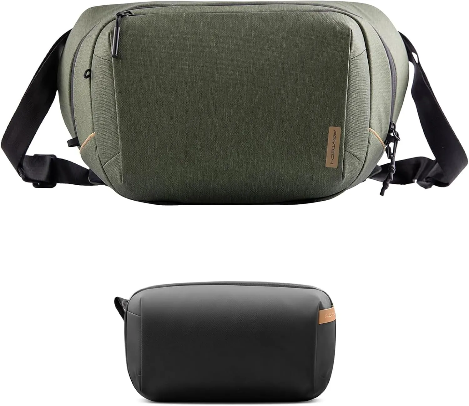 PGYTECH OneGo Solo V2 10L Camera Sling Bag Tech Accessories Pouch Waterproof Small Electronics Organizer Bag for Sony/Canon/Nikon/DJI Mavic/Air/Mini/Tripod