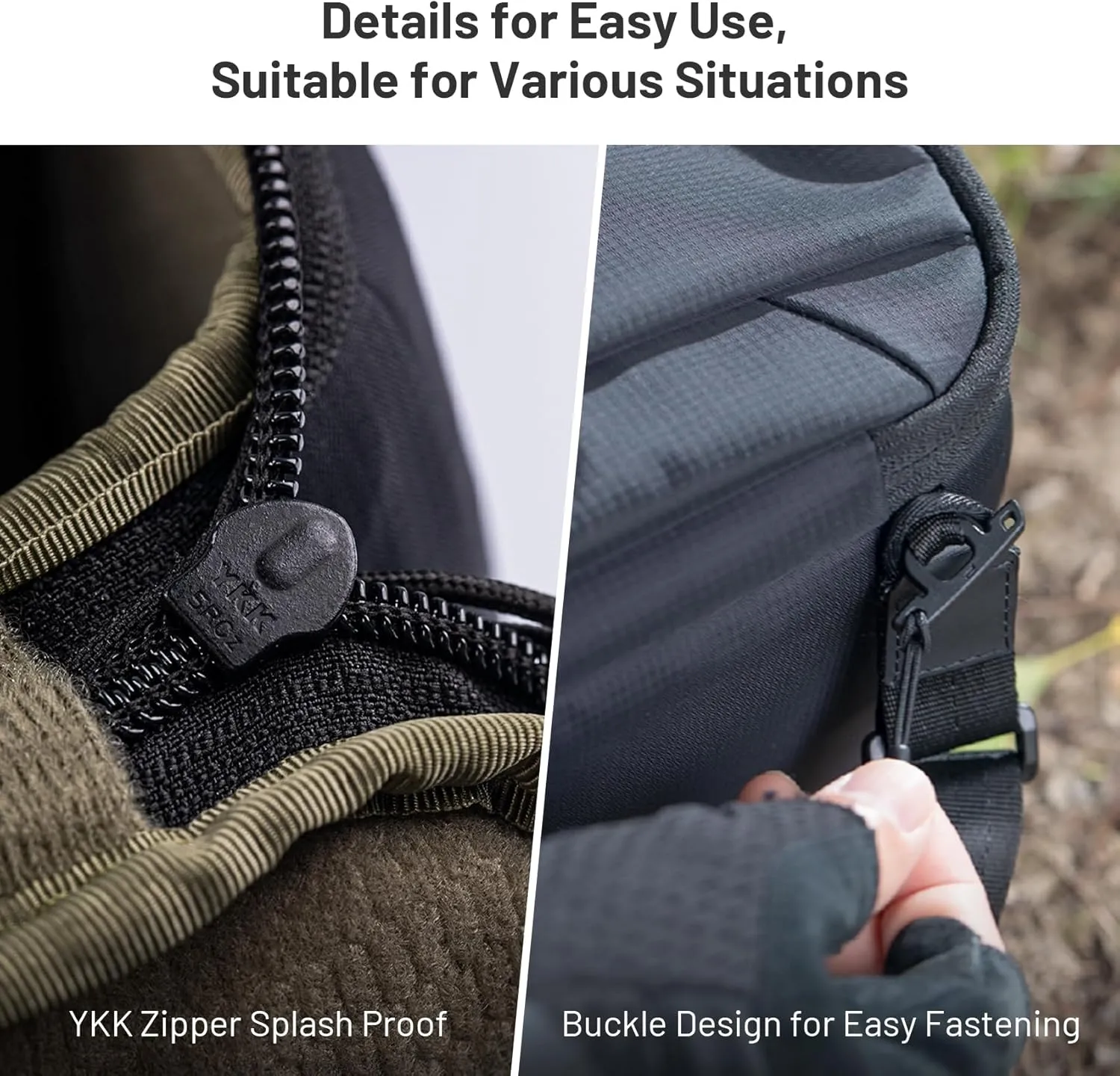 PGYTECH Small Camera Insert Bag, Waterproof Lens Pouch for Photographers and Traveler, Lightweight DSLR/SLR Lens Carring Case with Thicken Partition for Canon/Nikon/Sony/Mirrorless Cameras