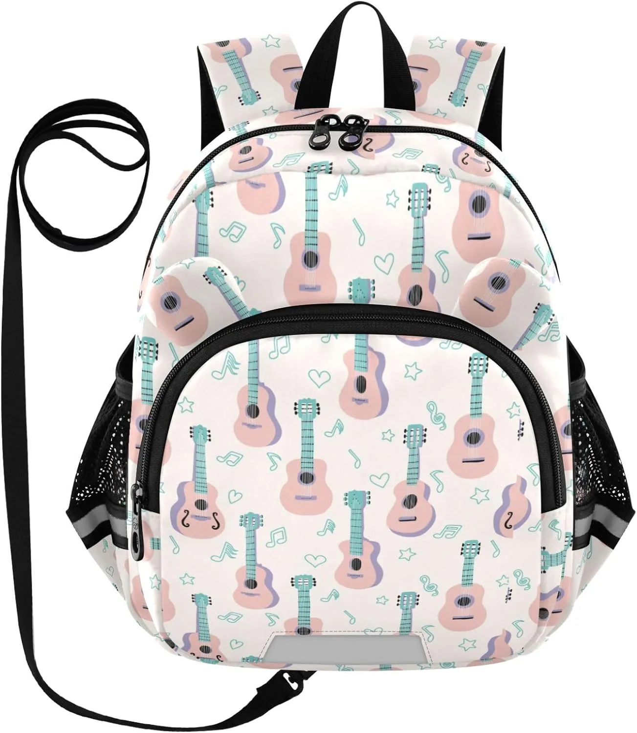 Plaaee Acoustic Guitar Toddler Backpack Harness Leash Kids Back Pack Harnesses Leashes Tether for Boys Girls Outdoor Travel S