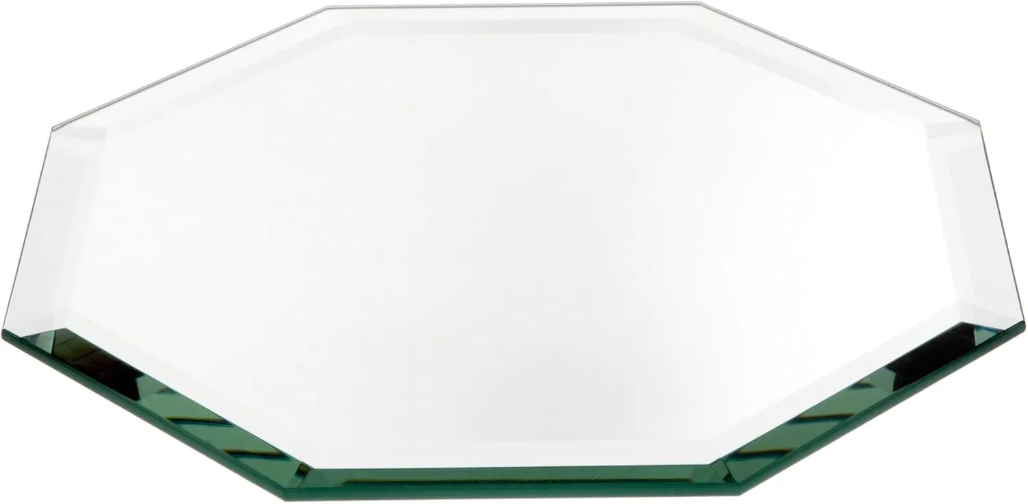 Plymor 8" Octagon, 5mm Thick Beveled Glass Mirror