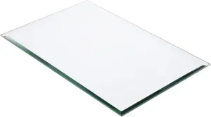 Plymor 8" x 12" Rectangle, 5mm Thick Beveled Glass Mirror, Pack of 2