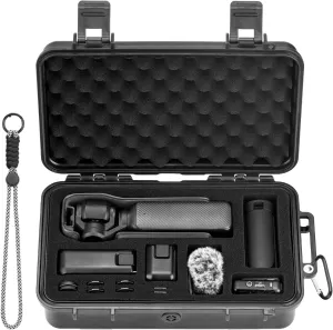 Pocket 3 Case, Waterproof Hard Case Portable Travel Carrying Storage Bag for DJI Osmo Pocket 3 Creator Combo Accessories (Can store wide-angle filters, SD cards, etc.)