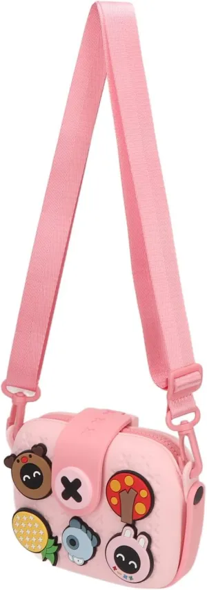 Pongnas Kids Camera Bag, Lightweight Shoulder Bag with Buffer Case for Boys and Girls for Travel ()