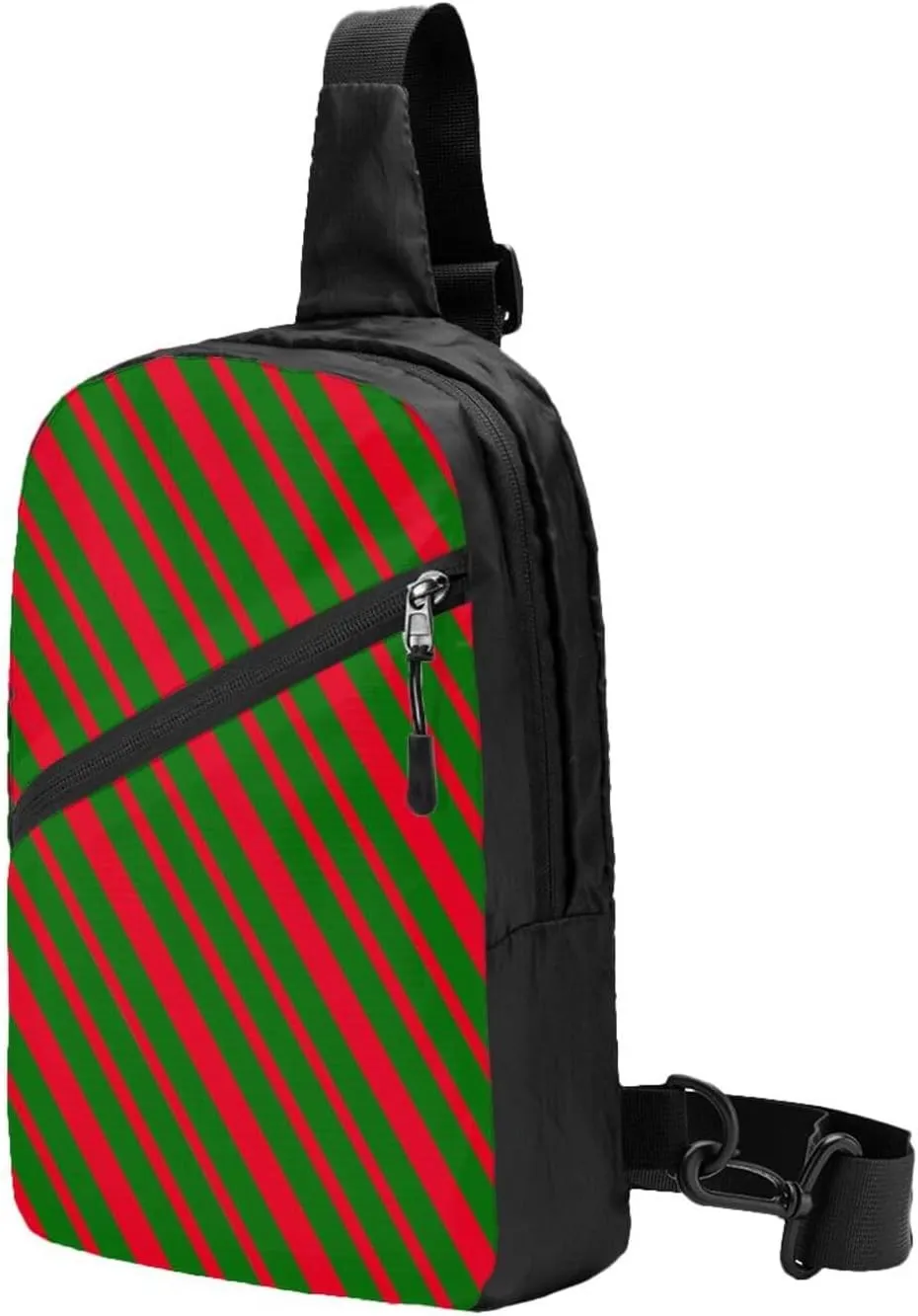 Portugal Portuguese Flag Stripe Crossbody Bag Portable Sling Bags Foldable Chest Daypack Reusable Sports Shoulder Backpack Diagonally Casual Rucksack Travel Bag