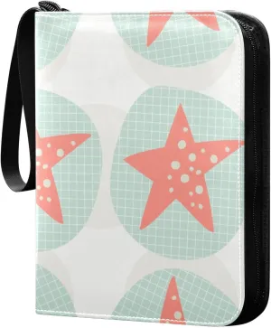 Premium Archival-Grade Card Binder Tear-Resistant PU Leather Expandable Metal D-Ring Design