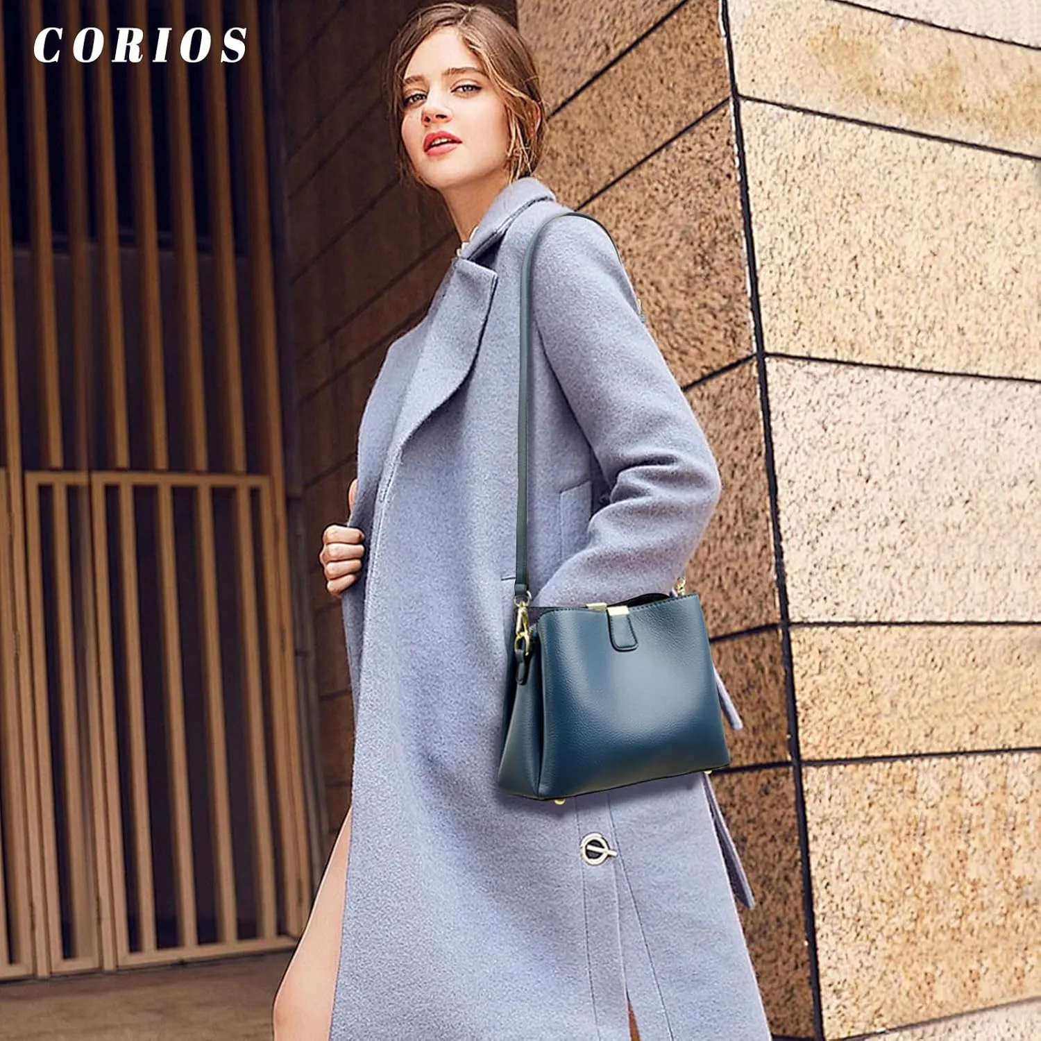 PU Leather Crossbody Bag for Women Elegant Handbag Ladies Shoulder Bag Retro Messenger Bag Waterproof Top-handle Bag