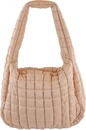Puff Hobo Bag With Shoulder Strap