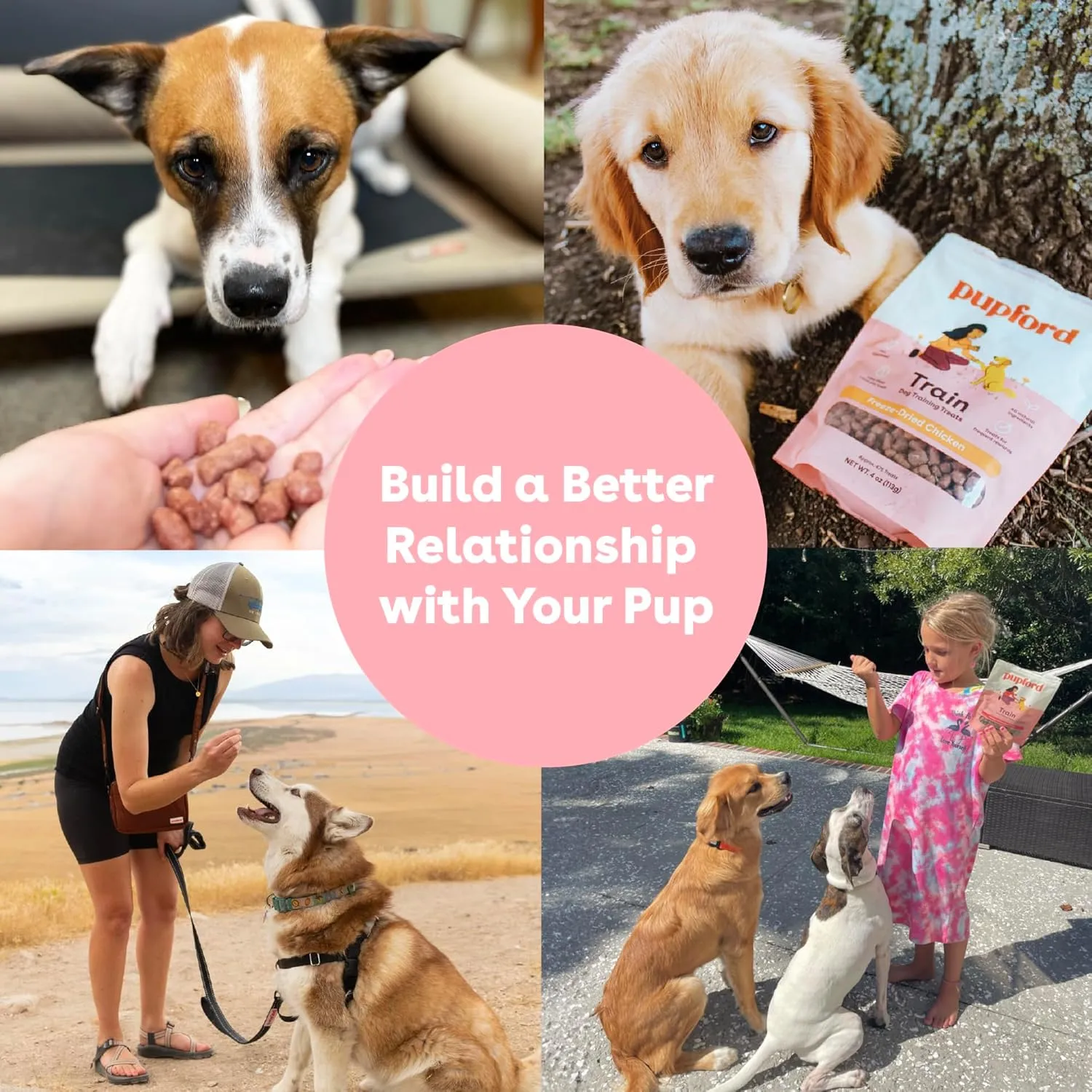 Pupford Freeze Dried Training Treats for Dogs & Puppies, 475  Two Ingredient Bites (Chicken, 4 oz)