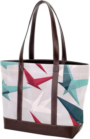 Purses for Women,Tote Bag for Women,Handbags for Women,Abstract Paper Cranes