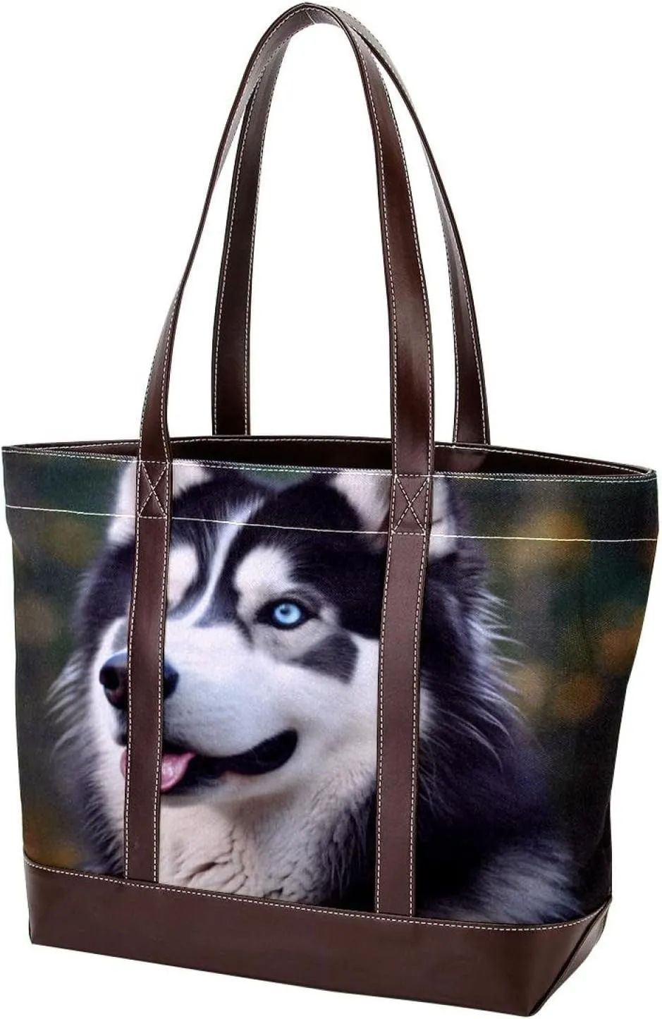 Purses for Women,Tote Bag for Women,Handbags for Women,Alaskan Dog Funny Tongue