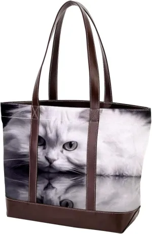 Purses for Women,Tote Bag for Women,Handbags for Women,Angry Cat