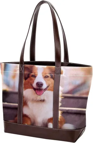 Purses for Women,Tote Bag for Women,Handbags for Women,Border Collie Dog