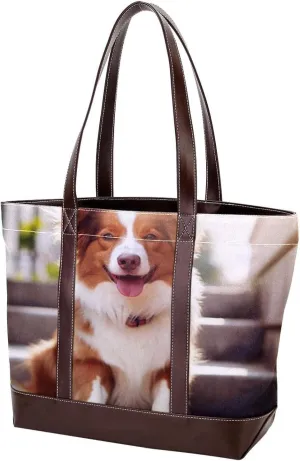 Purses for Women,Tote Bag for Women,Handbags for Women,Border Collie Dog