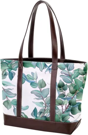 Purses for Women,Tote Bag for Women,Handbags for Women,Branch Green Leaf