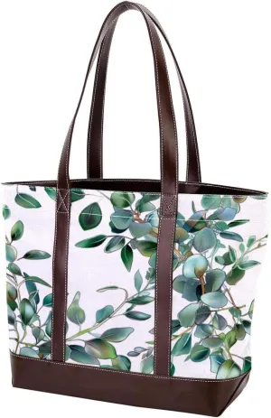Purses for Women,Tote Bag for Women,Handbags for Women,Branch Green Leaf