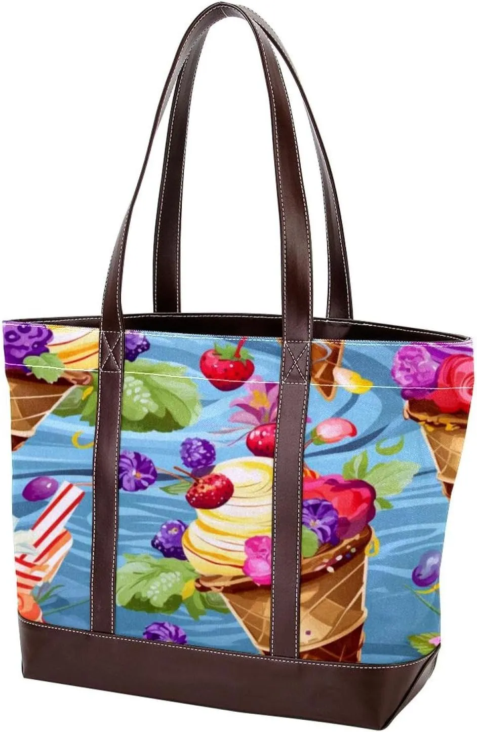 Purses for Women,Tote Bag for Women,Handbags for Women,Celebrate Holiday Ice Cream
