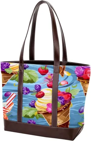 Purses for Women,Tote Bag for Women,Handbags for Women,Celebrate Holiday Ice Cream