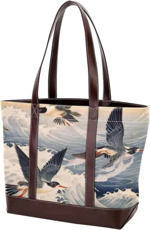 Purses for Women,Tote Bag for Women,Handbags for Women,Flying Cranes