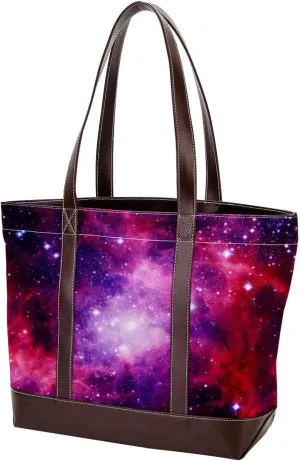 Purses for Women,Tote Bag for Women,Handbags for Women,Universe Galaxy and Nebula