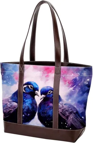 Purses for Women,Tote Bag for Women,Handbags for Women,Watercolor Pigeon