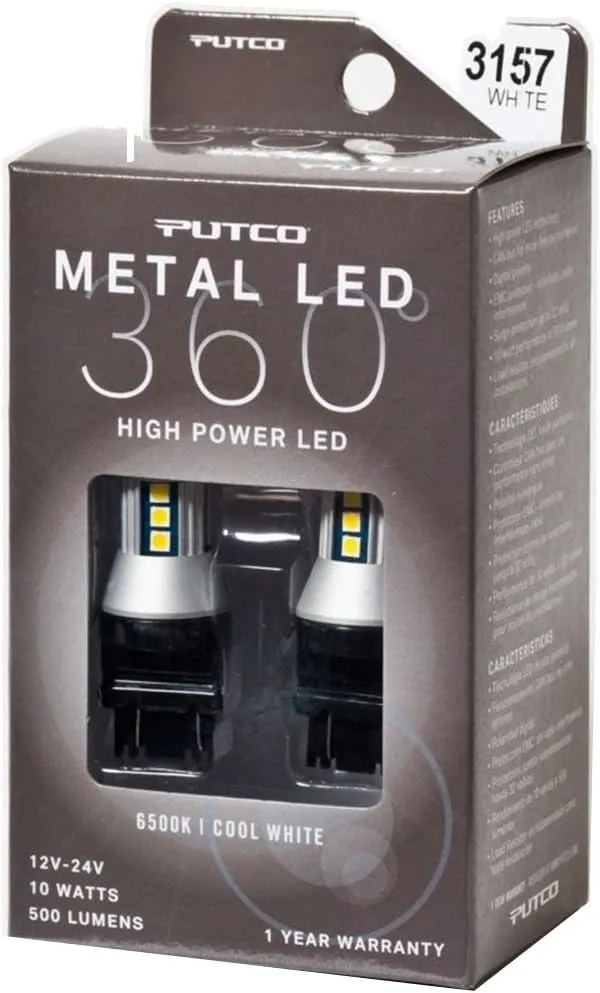 Putco 3157 - White Metal 360 LED