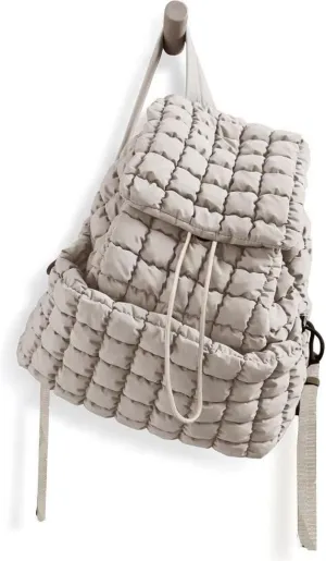 Quilted Puffer Backpack Purse for Women,Fashion Lightweight Backpack Rucksack Bag for Travel Hiking Gymming