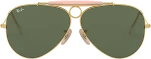 Ray-Ban RB3138 Shooter Aviator Sunglasses
