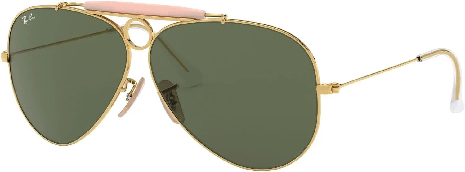 Ray-Ban RB3138 Shooter Aviator Sunglasses