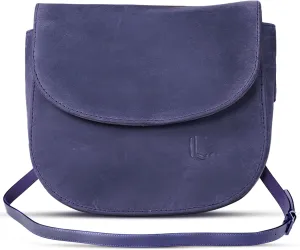 Real Leather Crossbody Bags for Women,Small Saddle Cross Body Sling Purse and Cross Over Handbags