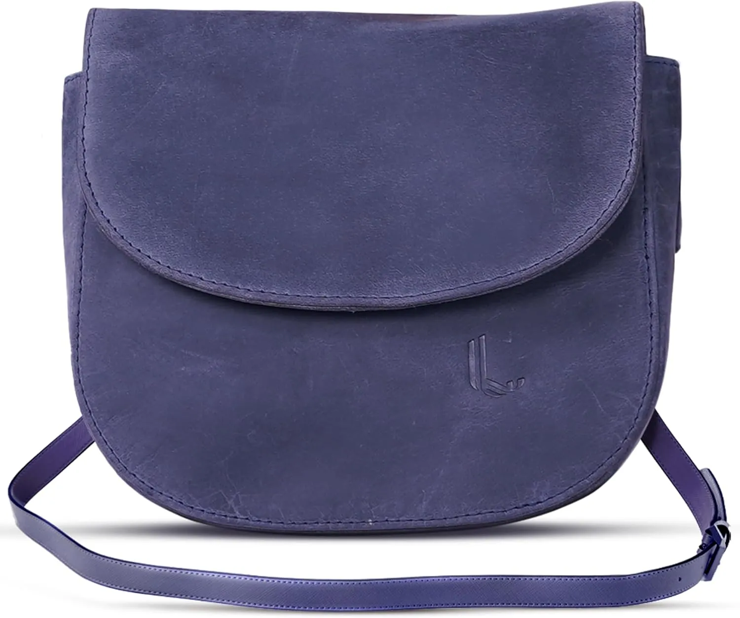Real Leather Crossbody Bags for Women,Small Saddle Cross Body Sling Purse and Cross Over Handbags