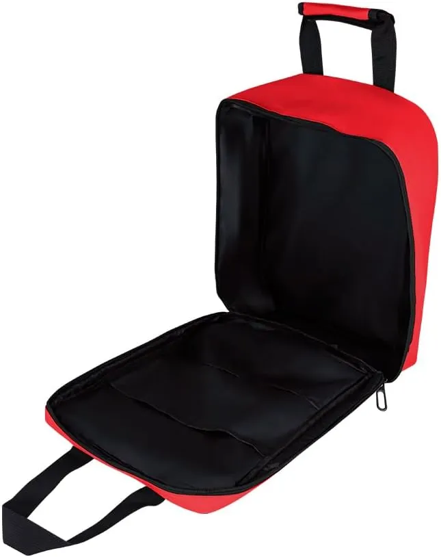 Red Emergency Bag First Aid Backpack Empty Medical First Aid Treatment First Responder Trauma Bags for Camping Cycling Outings Daycare