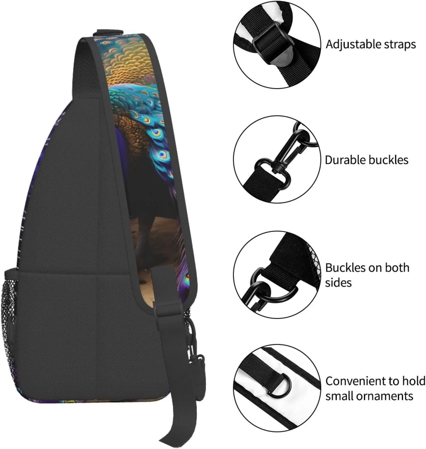 Red Wine Cellar Unisex Daypack Chest Pack â€“ Lightweight & Stylish Hiking Rucksack, Versatile Messenger Bag