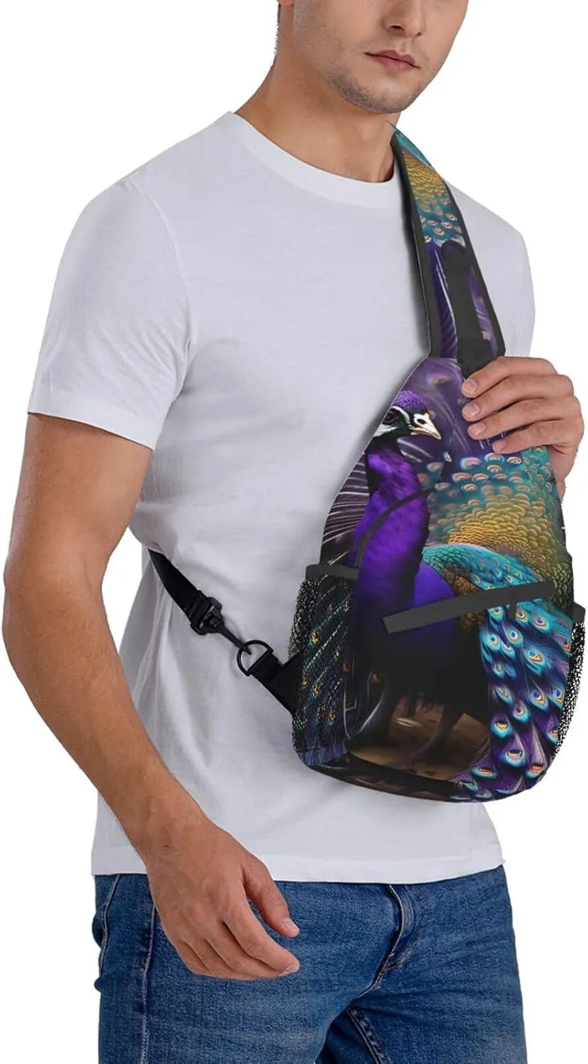 Red Wine Cellar Unisex Daypack Chest Pack â€“ Lightweight & Stylish Hiking Rucksack, Versatile Messenger Bag