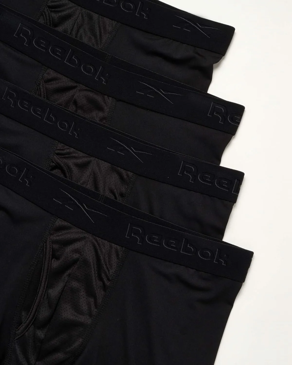 Reebok Men's Boxer Briefs - 8 Pack Performance Mens Underwear Boxer Briefs with Fly Pouch - Underwear for Men Pack (S-XL)