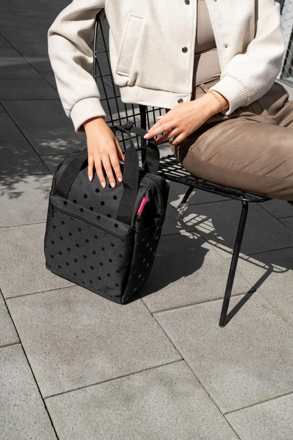 reisenthel Sports, Glossy Dots Black, Einheitsgröße