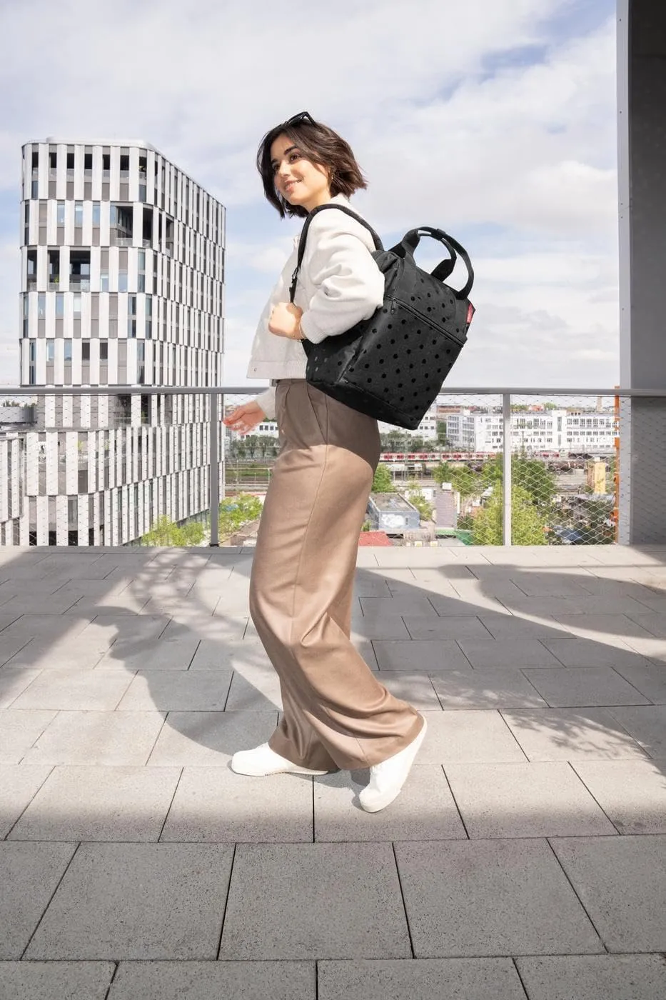 reisenthel Sports, Glossy Dots Black, Einheitsgröße