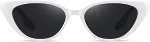 Retro Vintage Narrow Cat Eye Sunglasses for Women 90s Small Chic Style Trendy Sunnies UV400 Protection FZN7514