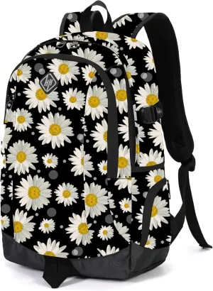 rickyh style School Backpack Travel Bag for Men & Women Lightweight College Back Pack with Laptop Compartmen