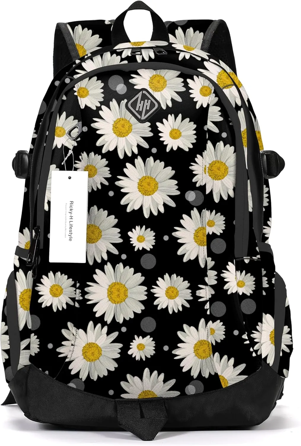 rickyh style School Backpack Travel Bag for Men & Women Lightweight College Back Pack with Laptop Compartmen