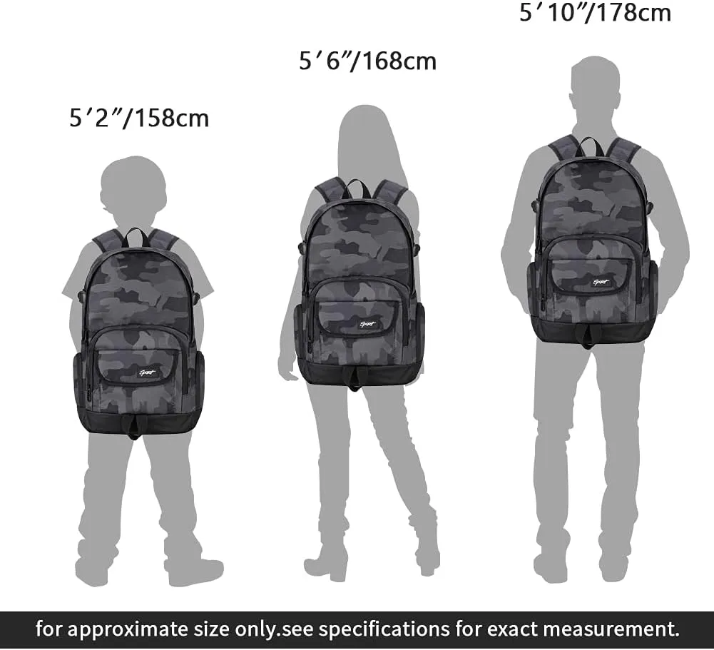 rickyh style School Backpack Travel Bag for Men & Women Lightweight College Back Pack with Laptop Compartmen