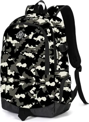 rickyh style School Backpack Travel Bag for Men & Women Lightweight College Back Pack with Laptop Compartmen
