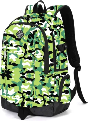 rickyh style School Backpack Travel Bag for Men & Women Lightweight College Back Pack with Laptop Compartmen