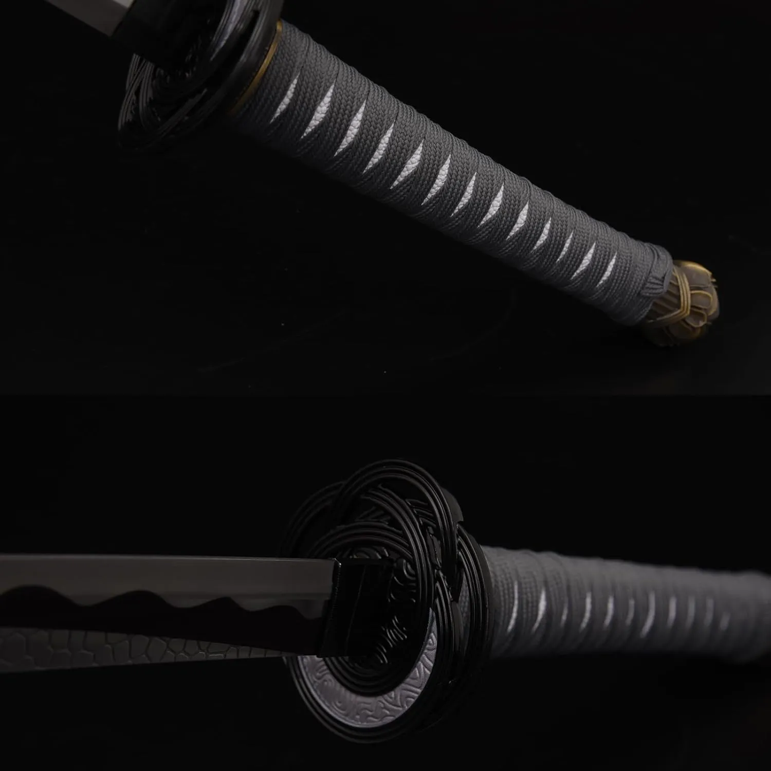 Rivers of Blood Moonveil Katana Stainless Steel Metal Sword Replica Sword Suitable for Cosplay Enthusiasts to Collect Gifts