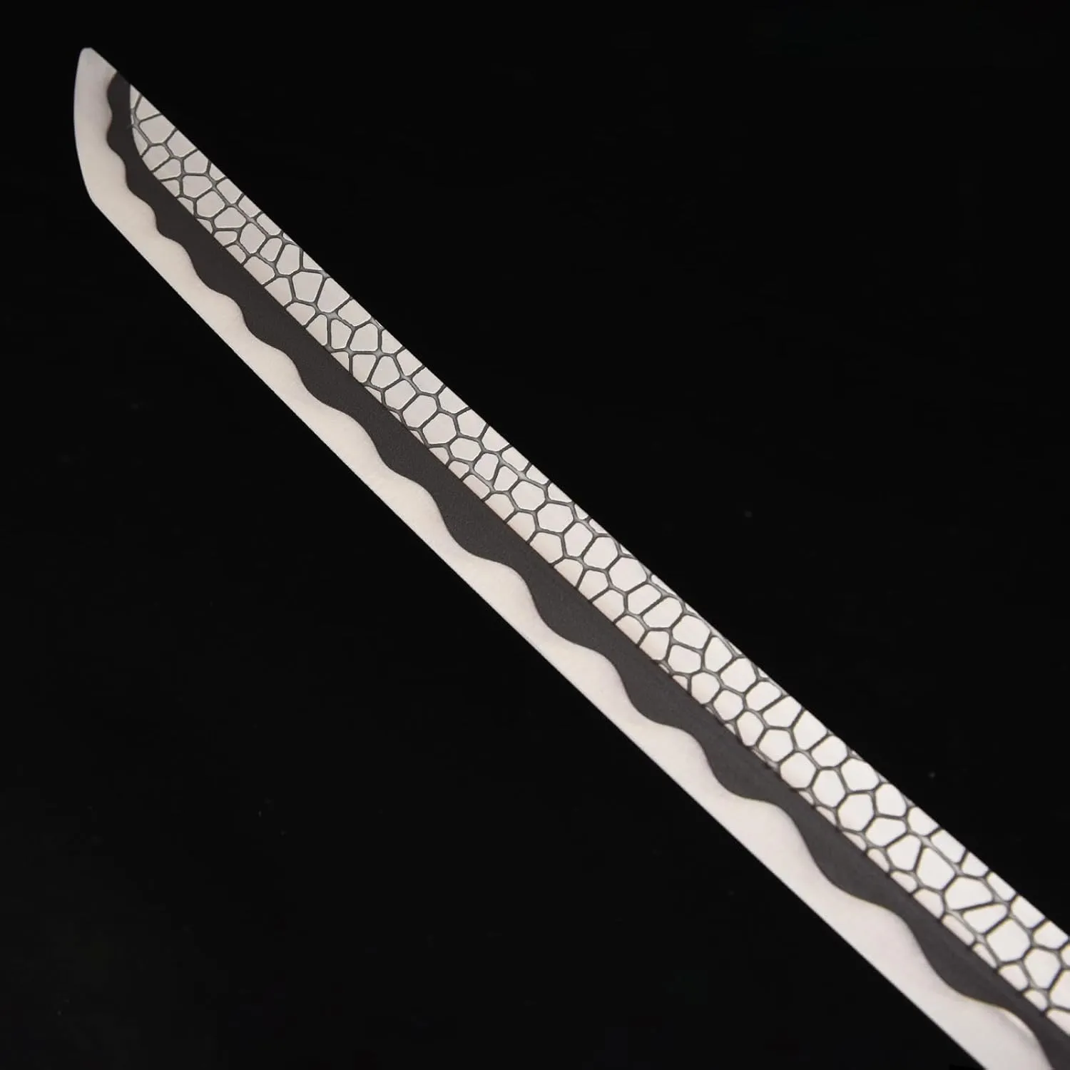 Rivers of Blood Moonveil Katana Stainless Steel Metal Sword Replica Sword Suitable for Cosplay Enthusiasts to Collect Gifts