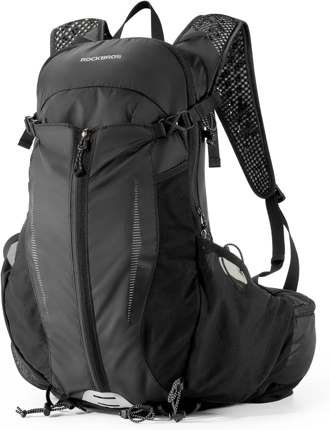 ROCKBROS Hydration Backpack, Lightweight Hydration Pack with 2L TPU Water Bladder, 17L Water Backpack Men Women for Hiking, Running, Biking, Climbing, Camping