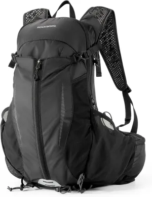ROCKBROS Hydration Backpack, Lightweight Hydration Pack with 2L TPU Water Bladder, 17L Water Backpack Men Women for Hiking, Running, Biking, Climbing, Camping