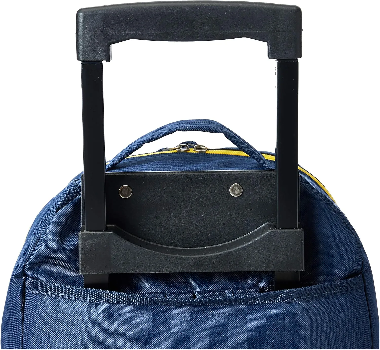 Rockland Double Handle Rolling Backpack, Navy, 17-Inch