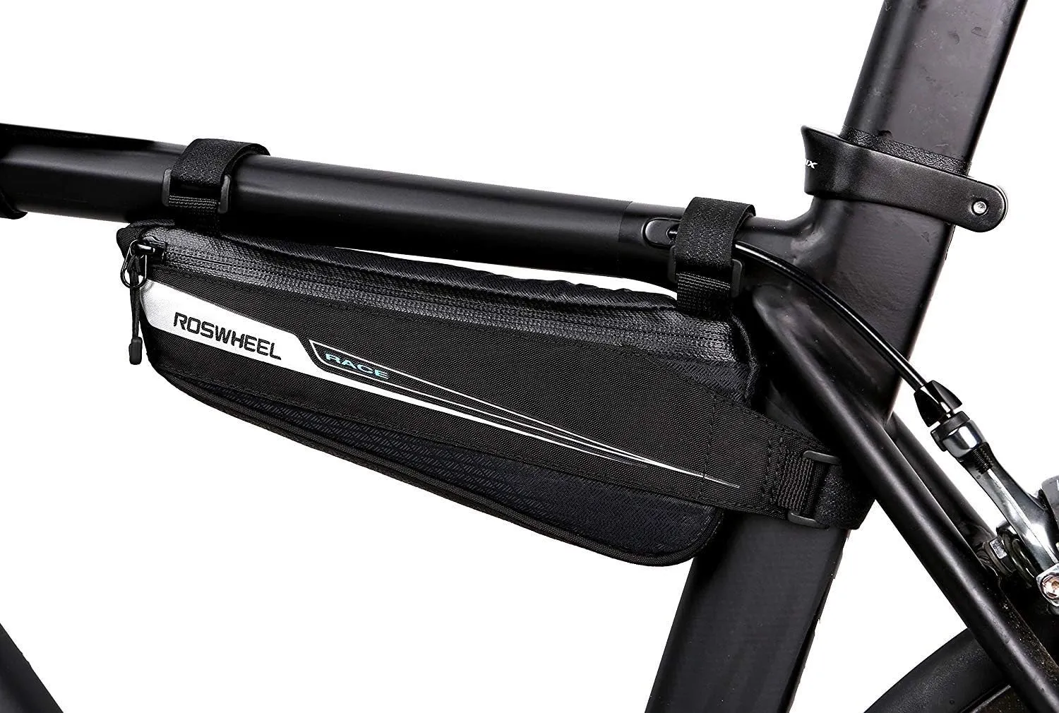 Roswheel Race Series 121444 Bike Frame Mounted Bag Bicycle Triangle Pouch Cycling Accessories Pack for Road Bike