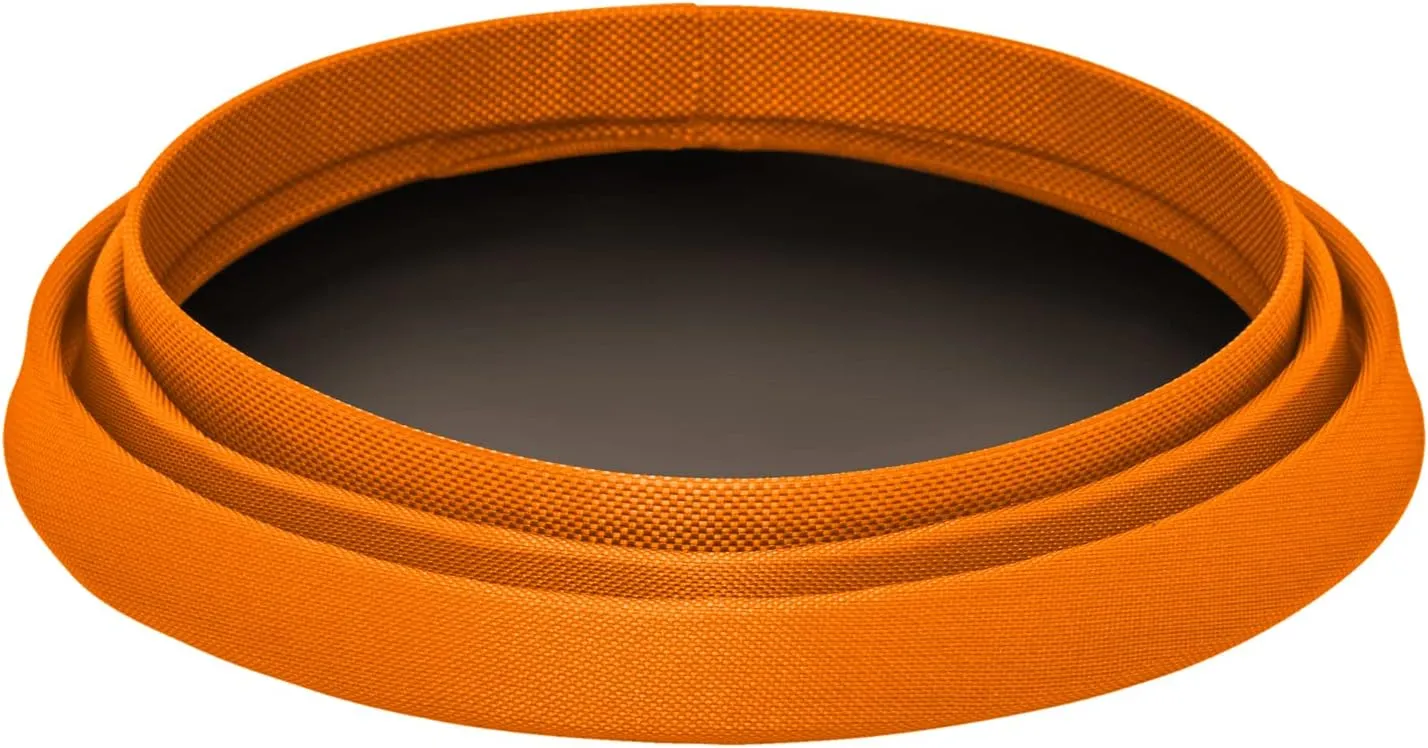 Ruffwear, Bivy Bowl Collapsible Ultralight and Packable Dog Bowl, Salamander Orange, Medium